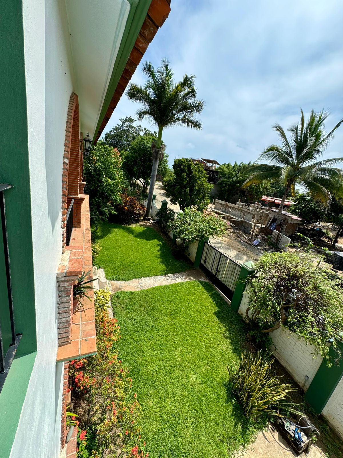 Garden view from the house